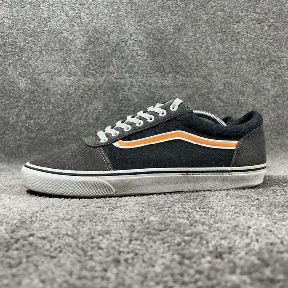 Vans Ward Jersey Block Mens Size 12 Dark Grey Textile Athletic Skate Shoes Used main image 7